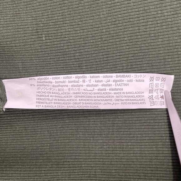 Zara Ribbed Fitted Bodycon Dresss - Picture 9 of 9